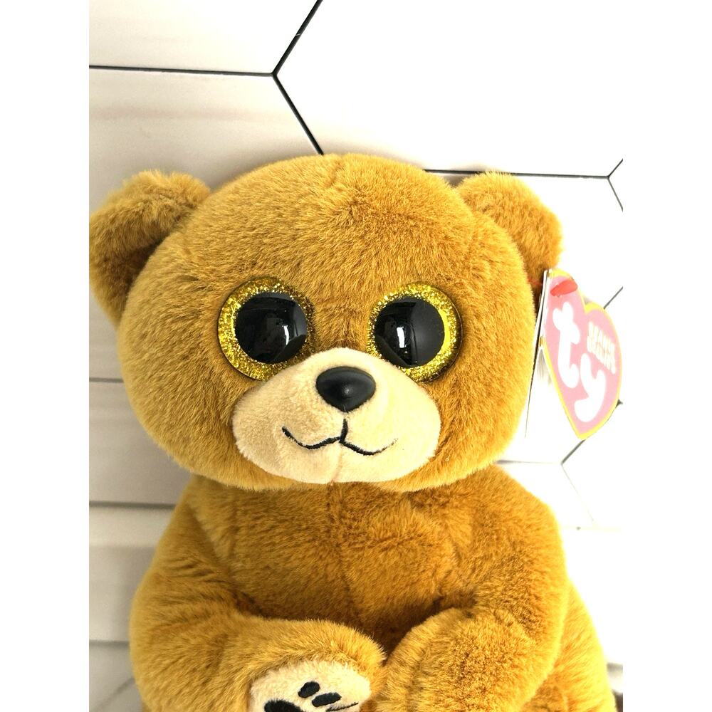 TY Beanie Baby Beanie Bellies - DUNCAN Brown Bear, 6" Plush, VG & Clean